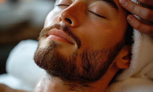 Peeling facial para renovação da pele e melhora na textura e luminosidade.